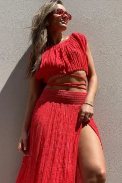Alina Top Red