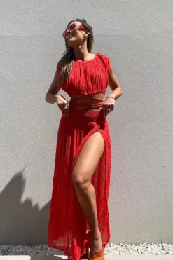 Alina Top Red