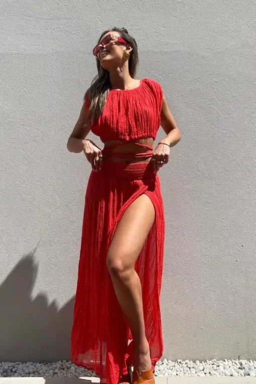Alina Top Red