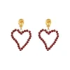 All Of My Heart Earrings Mini Red