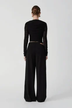 Amari Mesh Top Black