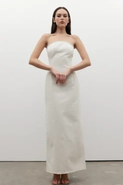Amiri Denim Dress Angora