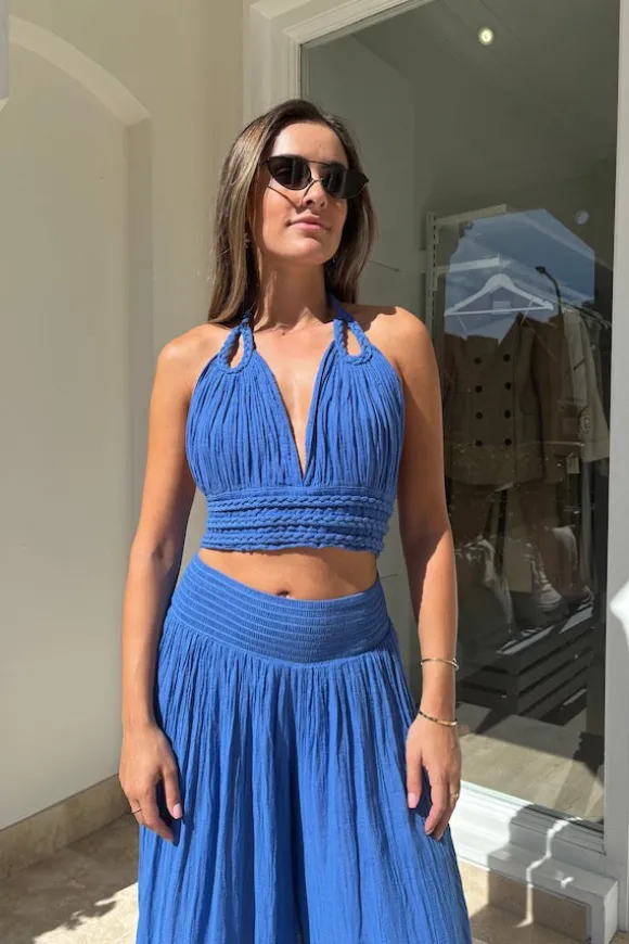 Aphrodite Top Royal Blue