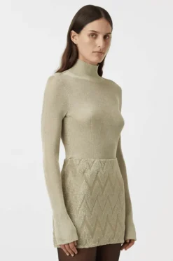 Aretz Turtleneck Champagne