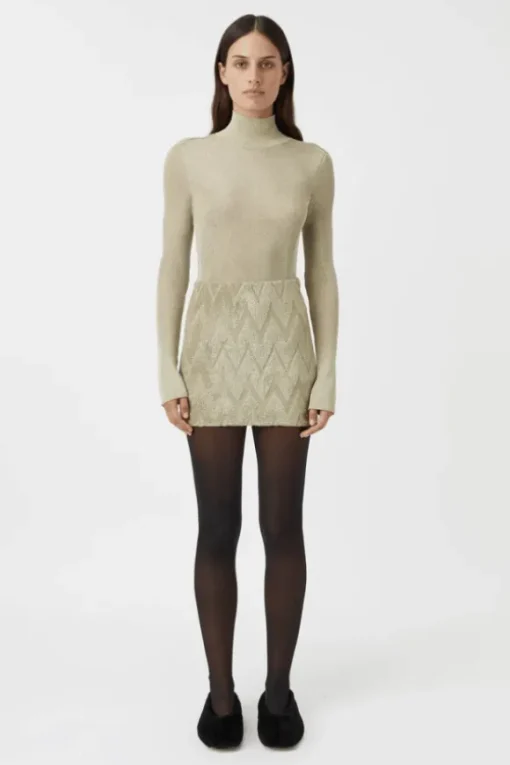 Aretz Turtleneck Champagne