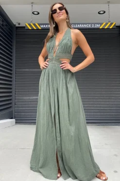 Artemis Dress Khaki