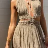 Artemis Dress Tobacco