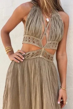 Artemis Dress Tobacco