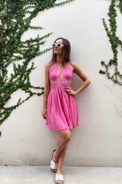 Artemis Mini Dress Pink