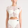 Astrid Lace Top White