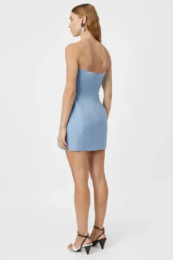 Atlantis Mini Dress Cornflower Blue
