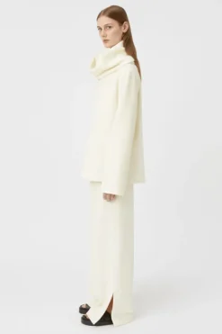 Baie Lounge Top Winter White