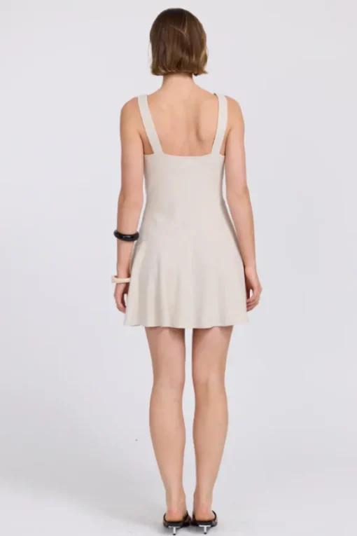 Bella Mini Dress Neutral