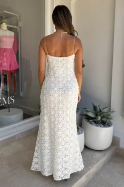 Bloom Maxi Dress Ivory