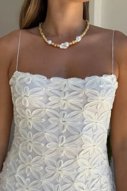 Bloom Maxi Dress Ivory