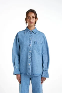 Boss Shirt Blue Denim