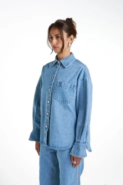Boss Shirt Blue Denim