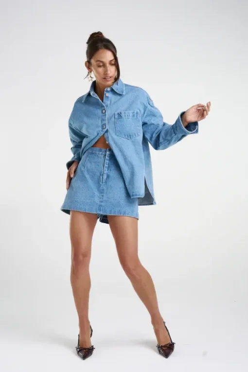 Boss Shirt Blue Denim