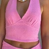 Cali Halter Top Pink