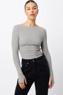 Camden Top Grey Marle