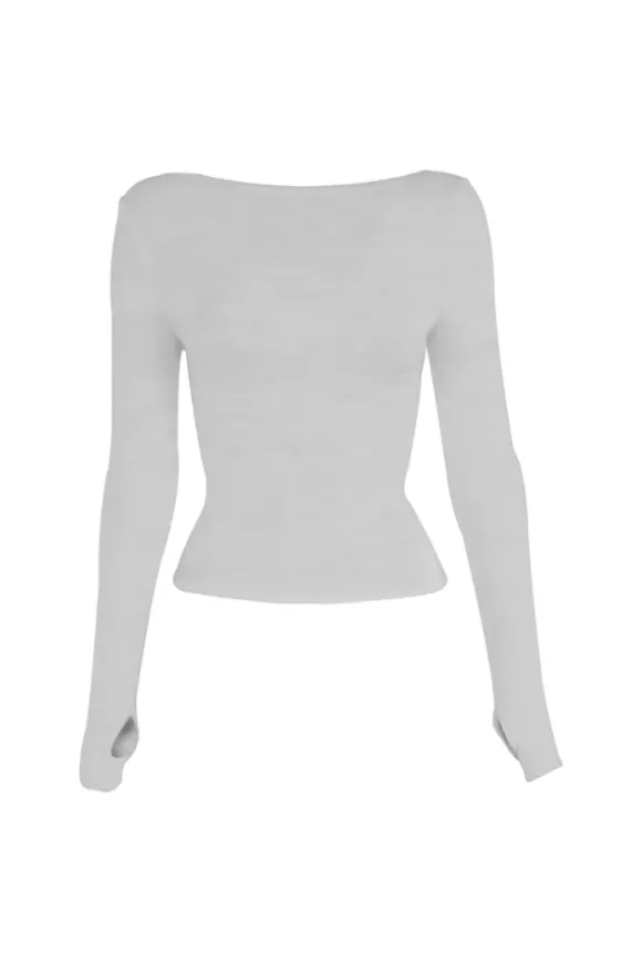 Camden Top Grey Marle