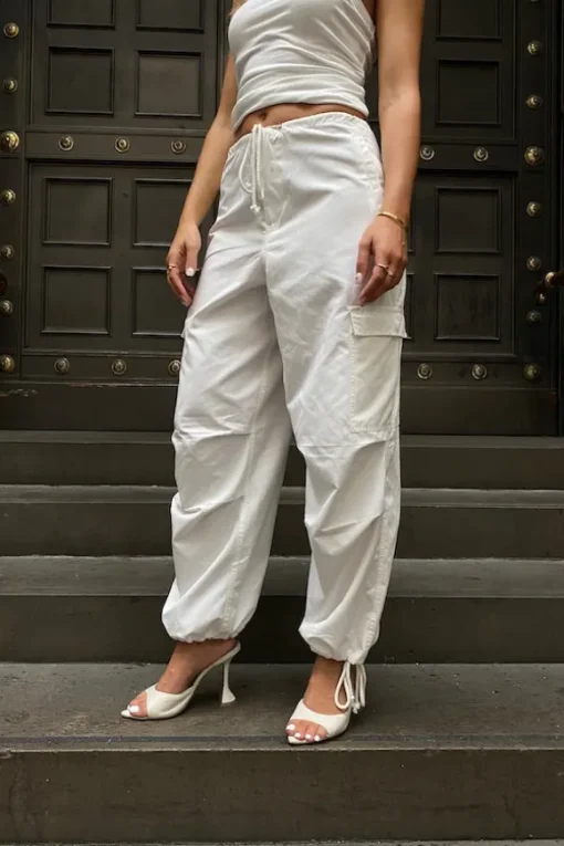 Cargo Link Pants White