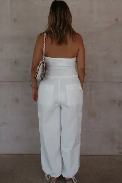 Cargo Link Pants White