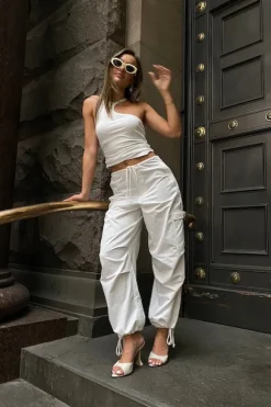 Cargo Link Pants White