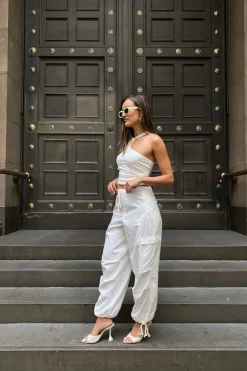 Cargo Link Pants White