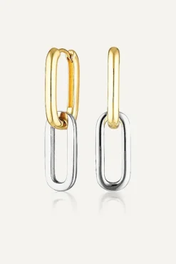 Celine Earrings Grande Gold/Silver