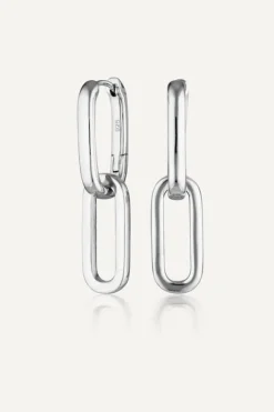 Celine Earrings Grande Silver
