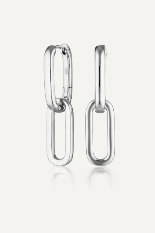 Celine Earrings Grande Silver