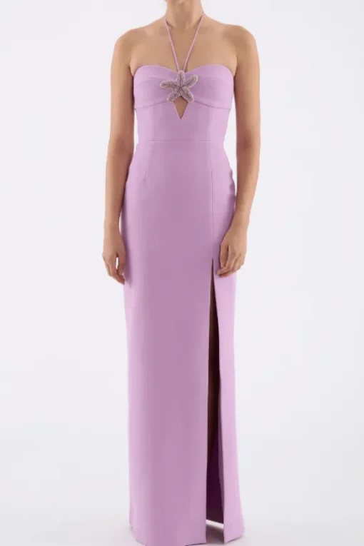 Chantara Halter Gown Lilac