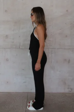 Charlie Halter Top Black/White