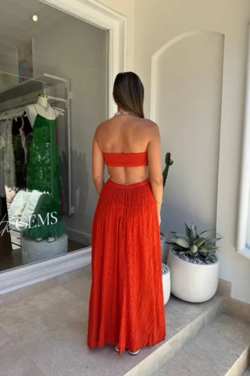 Chloe Dress Grapefruit