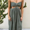 Chloe Dress Khaki