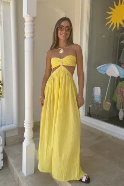 Chloe Dress Lemon