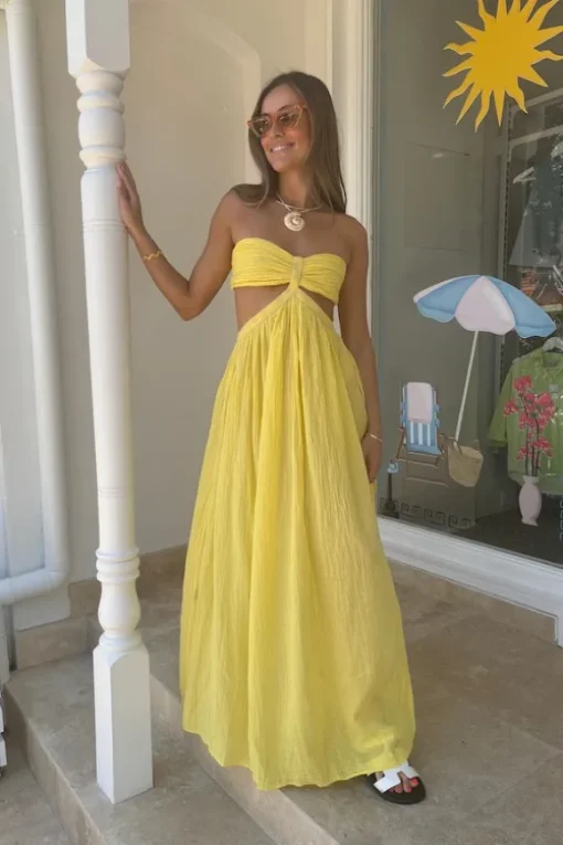 Chloe Dress Lemon