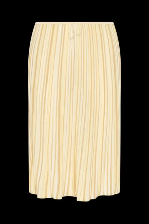 Citara Drawstring Skirt Butter Stripe