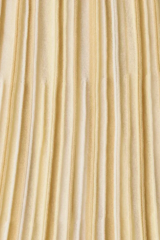 Citara Drawstring Skirt Butter Stripe