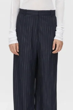 Clemence Pant Navy Pinstripe
