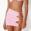 Coupe Heart Cut Out Mini Skirt Ballet Pink