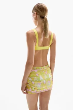 Coupe Seastar Skirt Wavy Gold