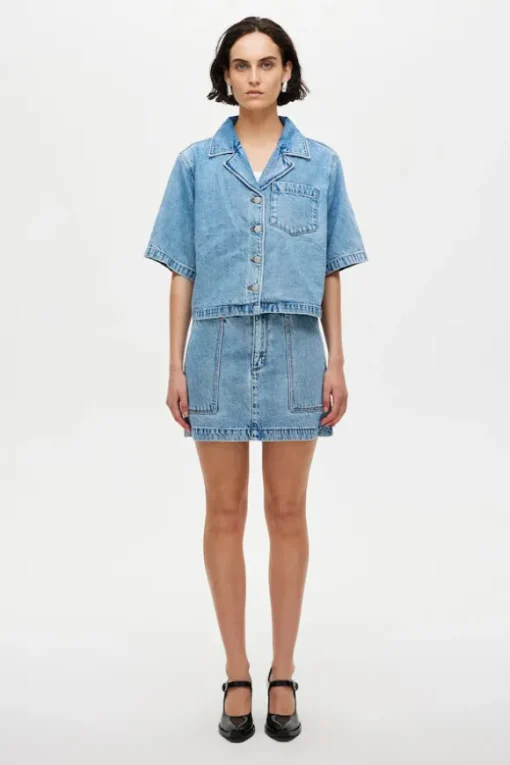 Crop Resort Short Sleeve Shirt Radio