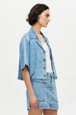 Crop Resort Short Sleeve Shirt Radio