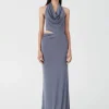 Elean Maxi Dress Steele Blue
