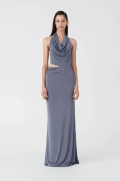 Elean Maxi Dress Steele Blue