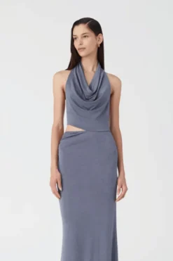 Elean Maxi Dress Steele Blue