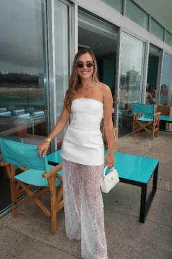 Elena Mini Dress White