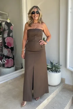 Emmett Dress Coffee